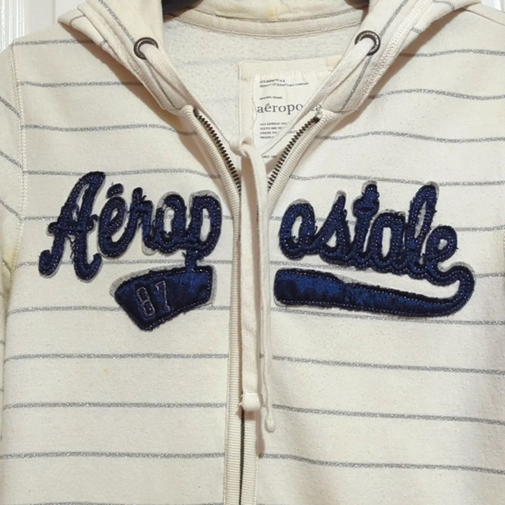 Girls Aeropostale Full Zip Hoodie, Size M - Picture 2 of 15